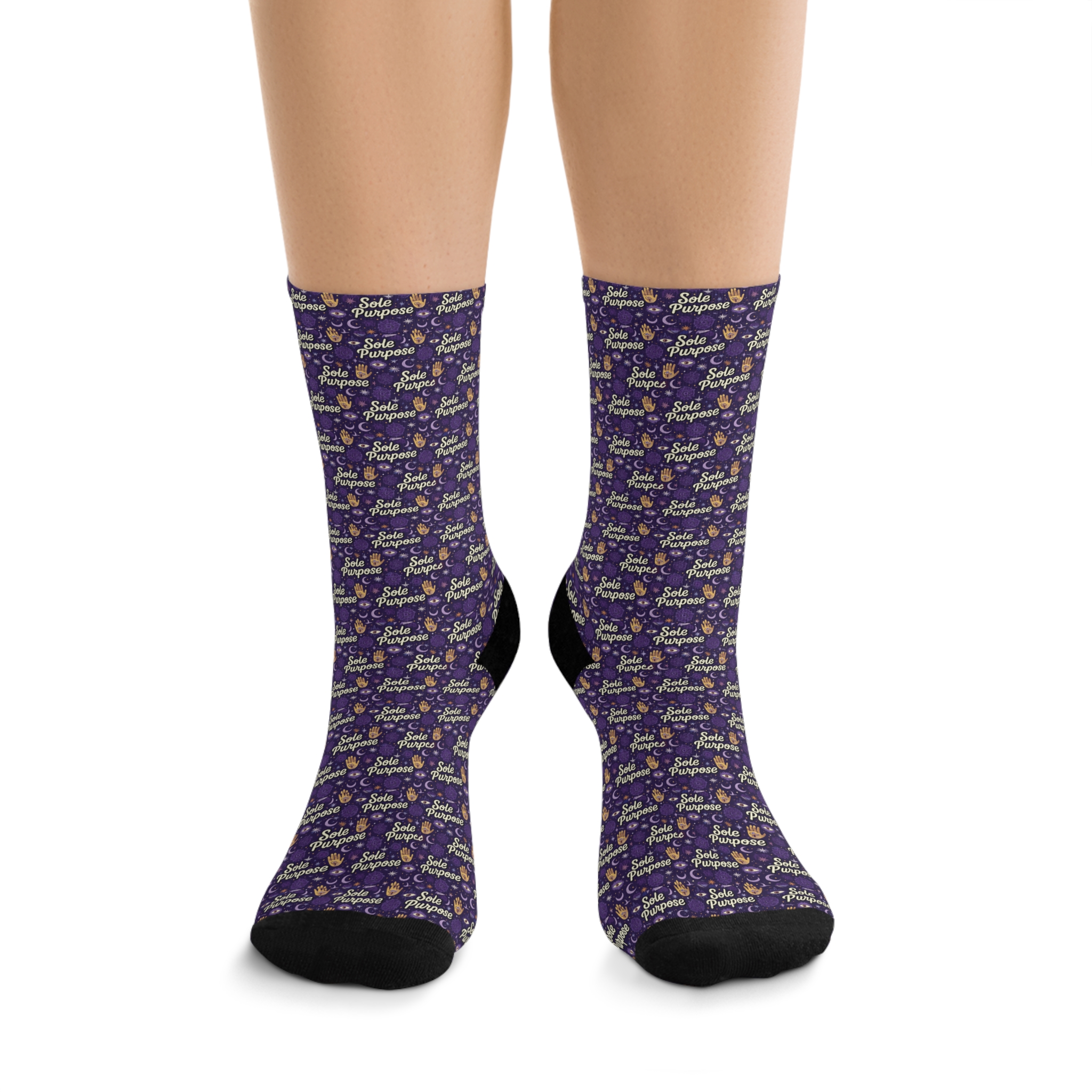 Sole Purpose – Funny Spiritual Socks for Manifestors, Intuitives & Alignment Lovers | High-Vibe Holiday Gift